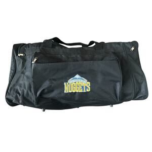 Vintage Denver Nuggets Embroidered 26"x13" Large Duffle Bag VTG